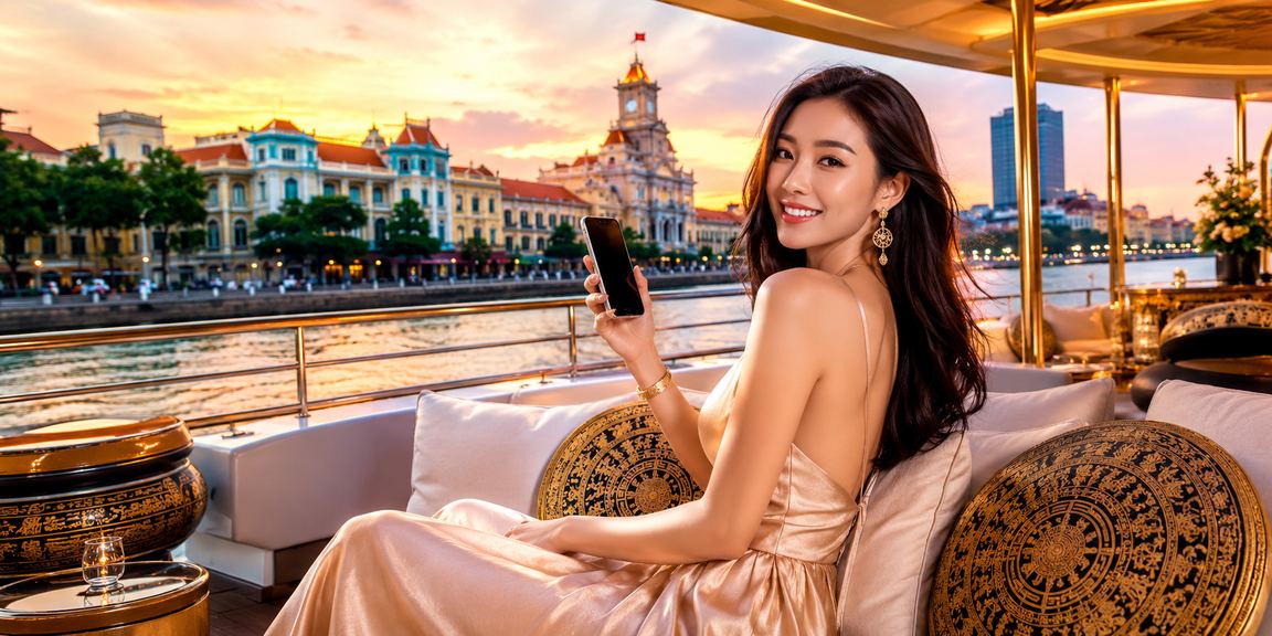 Người dùng tại TP Hồ Chí Minh sử dụng điện thoại truy cập khuyến mãi casino trực tuyến