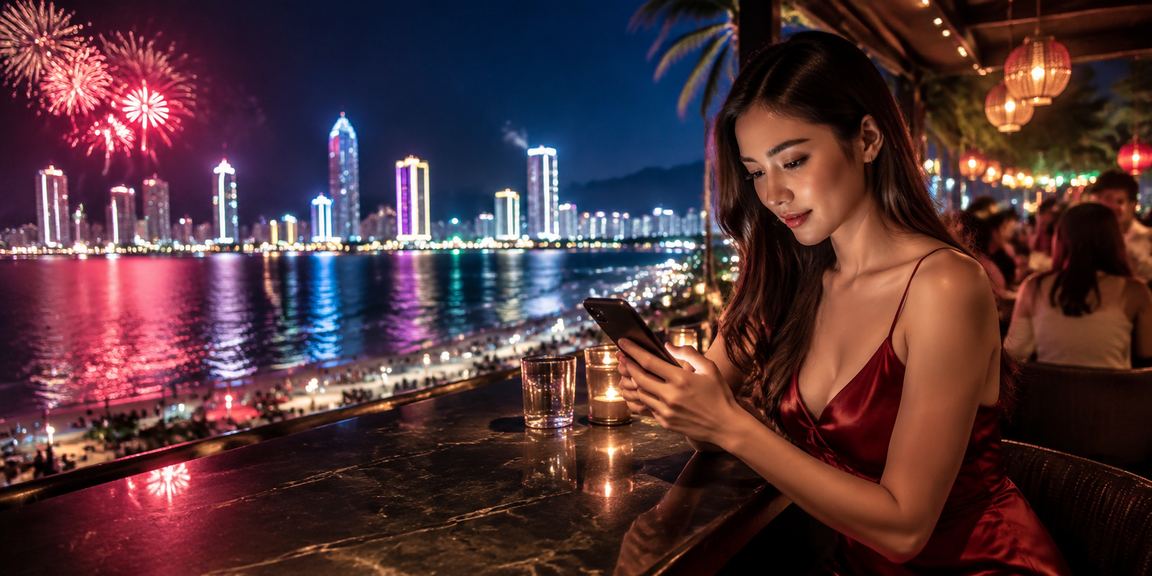 Người chơi tại Vũng Tàu thưởng thức cà phê và trải nghiệm casino trực tuyến trên điện thoại